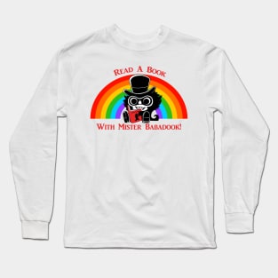 Read a Book! with Mr. Babadook Long Sleeve T-Shirt